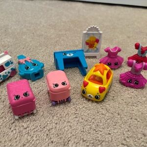 Shopkins Suitcase Cutie Cars Kids Toy Playset Collectible Figures Lot Collection